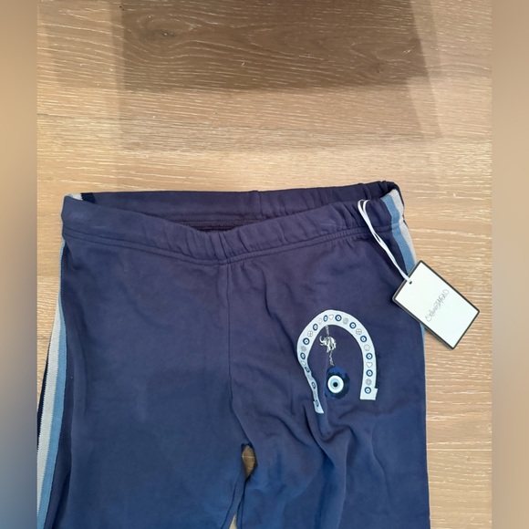 Lauren Moshi Small Blue Evil Eye Stripped Joggers. 💙⚡️ - Picture 3 of 4